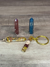 Load image into Gallery viewer, Cylinder or Crystal Point - Necklace Earrings or Keychain - Custom Order
