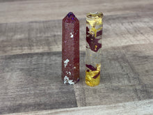 Load image into Gallery viewer, Cylinder or Crystal Point - Necklace Earrings or Keychain - Custom Order
