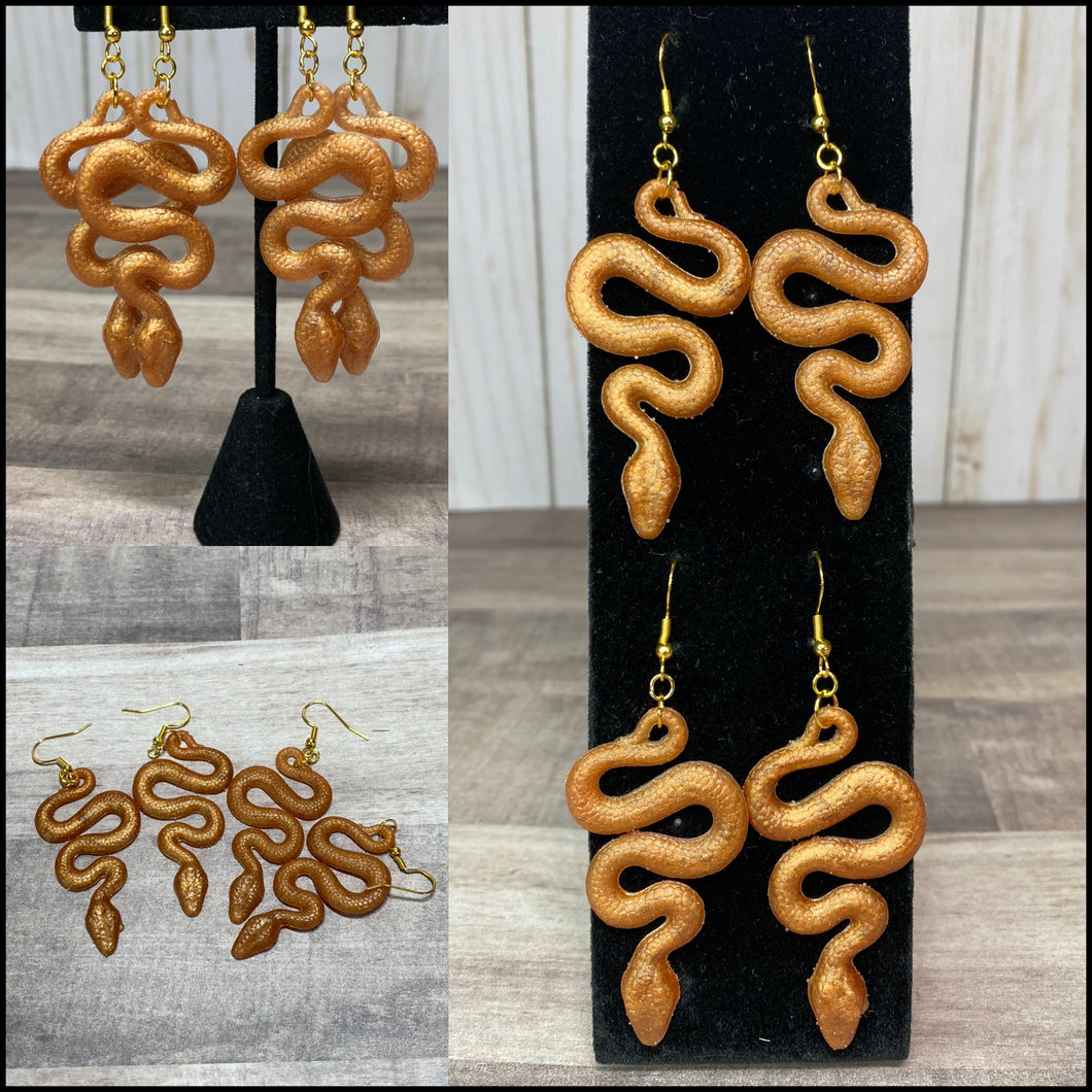 Snake Earrings Custom Order