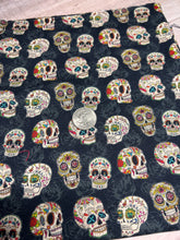 Load image into Gallery viewer, Skull, Halloween, Muertos, Spooky, Horror, Mystical, Stars/Galaxy Fabrics
