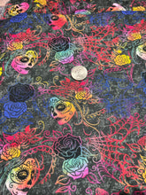 Load image into Gallery viewer, Skull, Halloween, Muertos, Spooky, Horror, Mystical, Stars/Galaxy Fabrics
