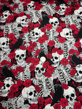 Load image into Gallery viewer, Skull, Halloween, Muertos, Spooky, Horror, Mystical, Stars/Galaxy Fabrics
