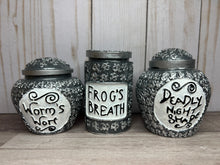 Load image into Gallery viewer, Sally&#39;s Jars - Deadly Nightshade - Frogs Breath - Worms Wort - Custom Order
