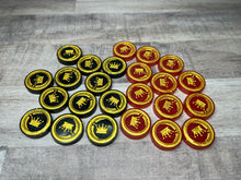 Load image into Gallery viewer, Chess Pieces 3 Sizes - Checkers Pieces 2 Sizes - Custom Order Resin
