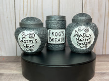 Load image into Gallery viewer, Sally&#39;s Jars - Deadly Nightshade - Frogs Breath - Worms Wort - Custom Order
