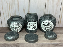 Load image into Gallery viewer, Sally&#39;s Jars - Deadly Nightshade - Frogs Breath - Worms Wort - Custom Order
