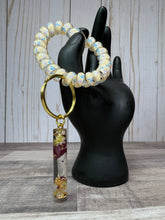 Load image into Gallery viewer, Crystal or Cylinder Resin Necklace, Earrings, Bracelet or Keychain  Pre Made

