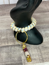 Load image into Gallery viewer, Crystal or Cylinder Resin Necklace, Earrings, Bracelet or Keychain  Pre Made
