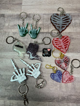 Load image into Gallery viewer, Spooky Eclectic Keychains Necklace or Earrings Custom Order
