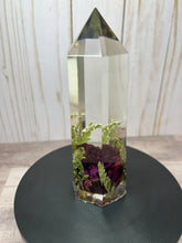 Load image into Gallery viewer, Crystal Tower, Paperweight, Resin Art, Custom

