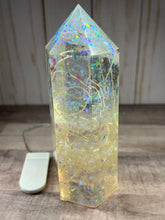 Load image into Gallery viewer, Crystal Tower, Paperweight, Resin Art, Custom
