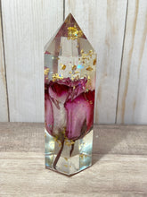Load image into Gallery viewer, Crystal Tower, Paperweight, Resin Art, Custom
