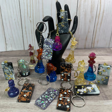 Load image into Gallery viewer, Chess, Checkers, or Domino Piece Keychain
