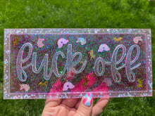 Load image into Gallery viewer, Fuck Off Plaque or Sign - Custom Order
