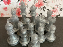 Load image into Gallery viewer, Chess Pieces 3 Sizes - Checkers Pieces 2 Sizes - Custom Order Resin
