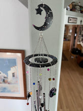Load image into Gallery viewer, Galaxy Moon &amp; Sun Wind Chime/Sun Catcher
