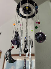 Load image into Gallery viewer, Galaxy Moon &amp; Sun Wind Chime/Sun Catcher
