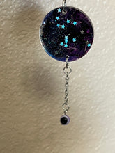 Load image into Gallery viewer, Galaxy Evil Eye Moon &amp; Sun Wind Chime / Sun Catcher
