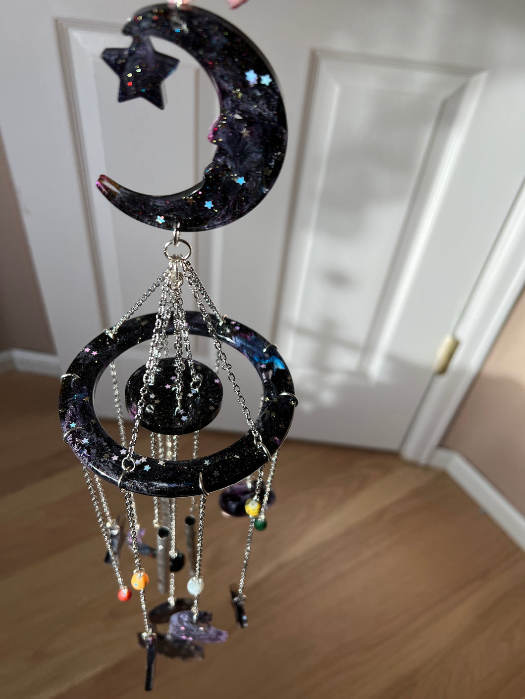 Galaxy Moon & Sun Wind Chime/Sun Catcher