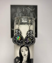 Load image into Gallery viewer, Bat &amp; Skull Earrings
