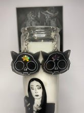 Load image into Gallery viewer, Bat &amp; Skull Earrings
