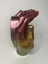 Load image into Gallery viewer, Rainbow Hands Shaped Dish - Memorial Dish - Trinket Dish - Jewelry Dish
