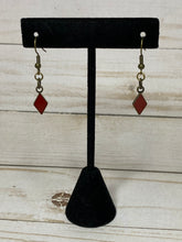 Load image into Gallery viewer, Card Suit Earrings- heart, spade, diamond, or club
