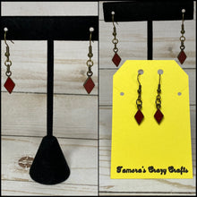 Load image into Gallery viewer, Card Suit Earrings- heart, spade, diamond, or club

