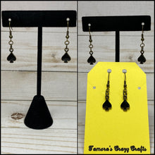 Load image into Gallery viewer, Card Suit Earrings- heart, spade, diamond, or club
