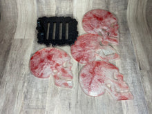 Load image into Gallery viewer, Skull Resin Coasters &amp; Holder - Custom Order
