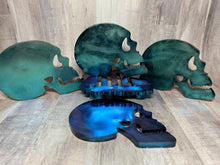 Load image into Gallery viewer, Skull Resin Coasters &amp; Holder - Custom Order
