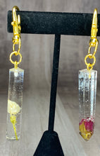 Load image into Gallery viewer, Cylinder or Crystal Point - Necklace Earrings or Keychain - Custom Order
