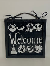Load image into Gallery viewer, Welcome Sign Halloween Wood
