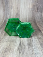 Load image into Gallery viewer, Green Glitter Jewelry Box
