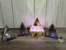Load image into Gallery viewer, Pyramid, Triangle, Paperweight, Art, Custom
