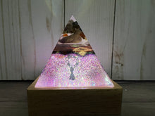 Load image into Gallery viewer, Chakra Pyramids, Triangle, Paperweight, Art

