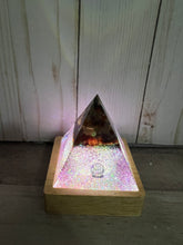Load image into Gallery viewer, Chakra Pyramids, Triangle, Paperweight, Art
