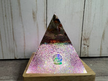 Load image into Gallery viewer, Chakra Pyramids, Triangle, Paperweight, Art
