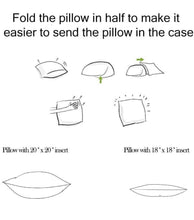 Load image into Gallery viewer, Pin Up Pillow Covers 18&quot;X18&quot; Zippered Pillow Cover (Cover ONLY)
