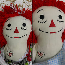 Load image into Gallery viewer, Raggedy Ann or Raggedy Andy Doll in Ebony or Ivory 20-25&quot;

