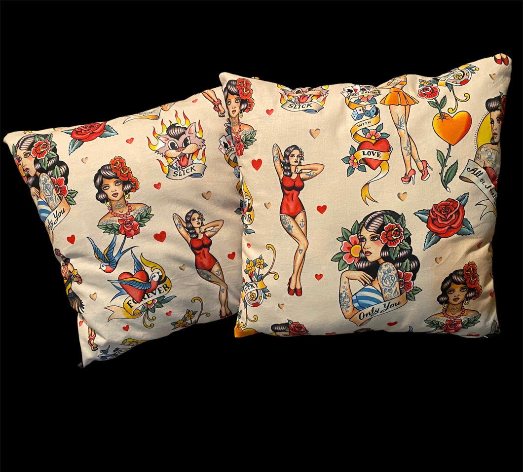 Pin Up Pillow Covers- 18