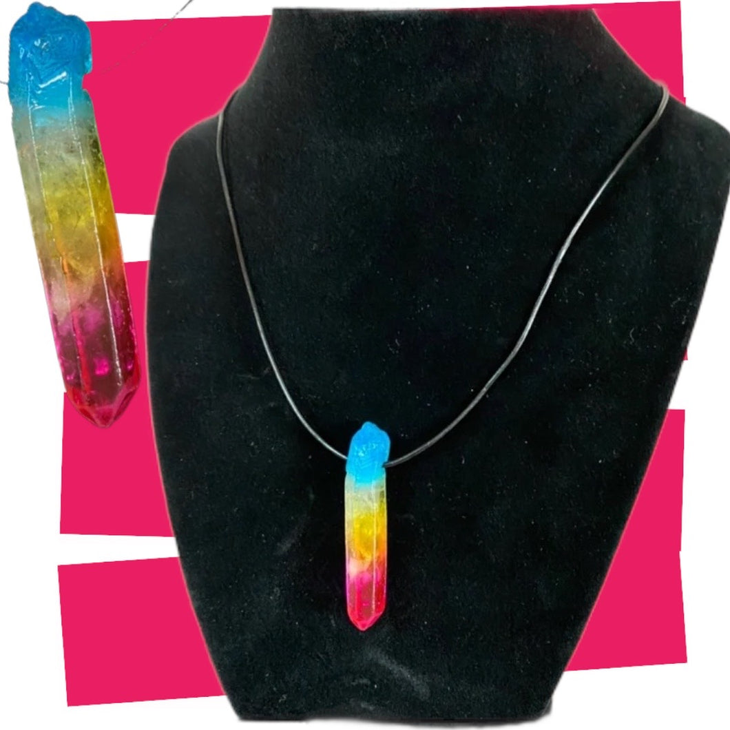 Quartz Dagger Necklace