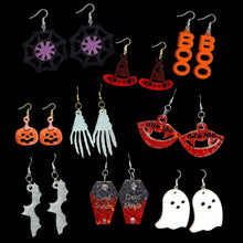 Load image into Gallery viewer, Spooky Earrings- PreMade or Custom Order
