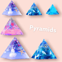 Load image into Gallery viewer, Pyramid, Triangle, Paperweight, Art, Custom
