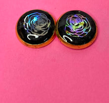 Load image into Gallery viewer, Holographic Round Earrings
