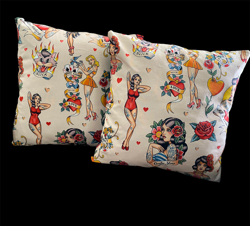 Pin Up Pillow Covers 18