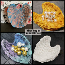 Load image into Gallery viewer, Large or Small Wings Jewelry Dish / Memorial Keepsake Dish Custom Order
