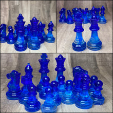 Load image into Gallery viewer, Chess Pieces 3 Sizes - Checkers Pieces 2 Sizes - Custom Order Resin

