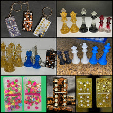 Load image into Gallery viewer, Chess, Checkers, or Domino Piece Keychain

