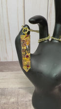 Load and play video in Gallery viewer, Crystal or Cylinder Resin Necklace, Earrings, Bracelet or Keychain  Pre Made
